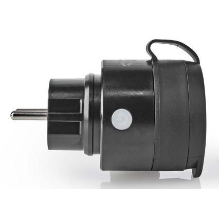 Умен контакт 3680W/230V/Schuko Тип F/16A Wi-Fi IP44 черен