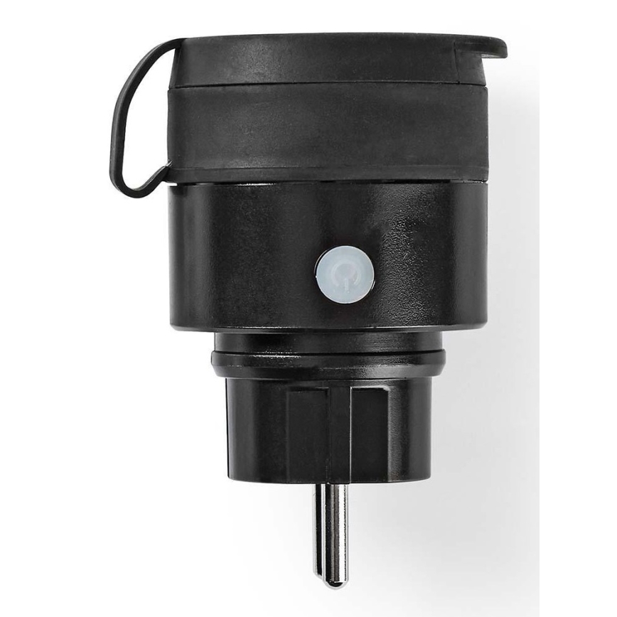 Умен контакт 3680W/230V/Schuko Тип F/16A Wi-Fi IP44 черен