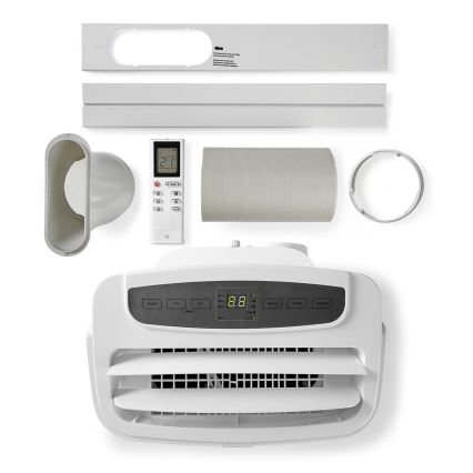 Умен мобилен климатик 3 в 1 с пълен комплект аксесоари 1357W/230V 12000 BTU Wi-Fi + дистанционно управление