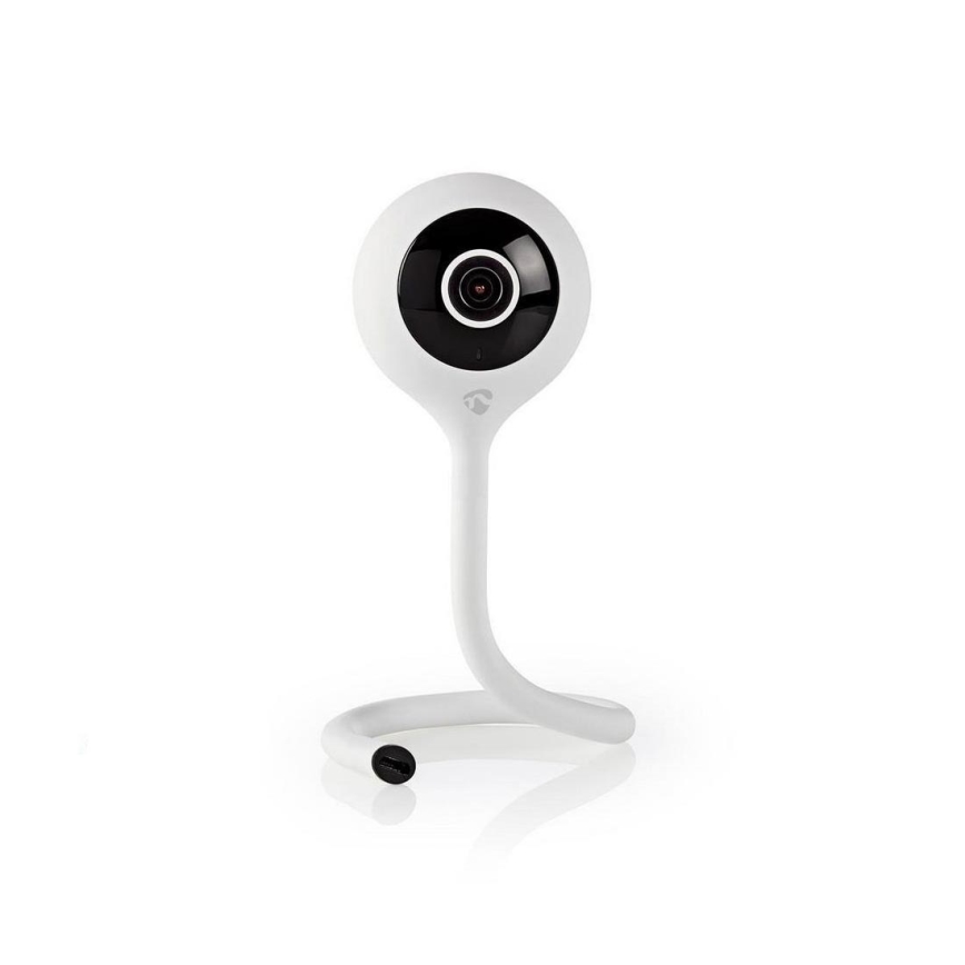 Nedis WIFICI11CWT - Интелигентна IP камера LED / 5V / FULL HD 1080p мониторинг на климата