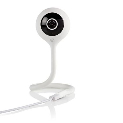 Nedis WIFICI11CWT - Интелигентна IP камера LED / 5V / FULL HD 1080p мониторинг на климата