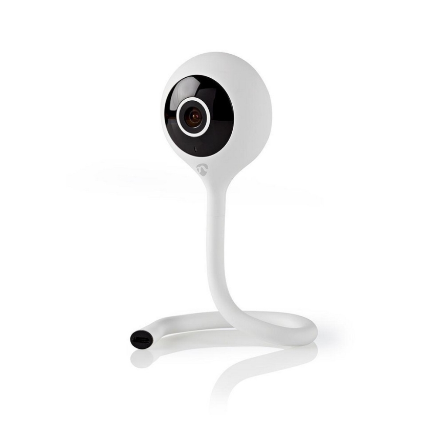 Nedis WIFICI11CWT - Интелигентна IP камера LED / 5V / FULL HD 1080p мониторинг на климата