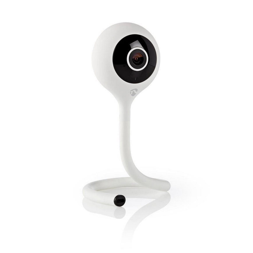 Nedis WIFICI11CWT - Интелигентна IP камера LED / 5V / FULL HD 1080p мониторинг на климата