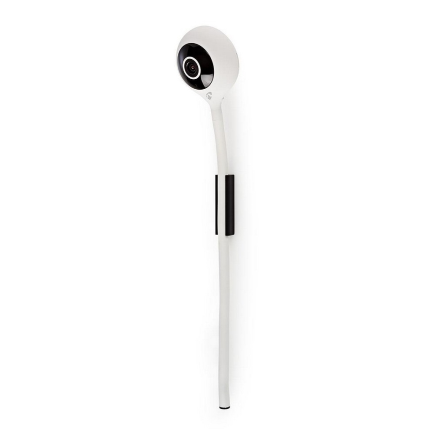 Nedis WIFICI11CWT - Интелигентна IP камера LED / 5V / FULL HD 1080p мониторинг на климата
