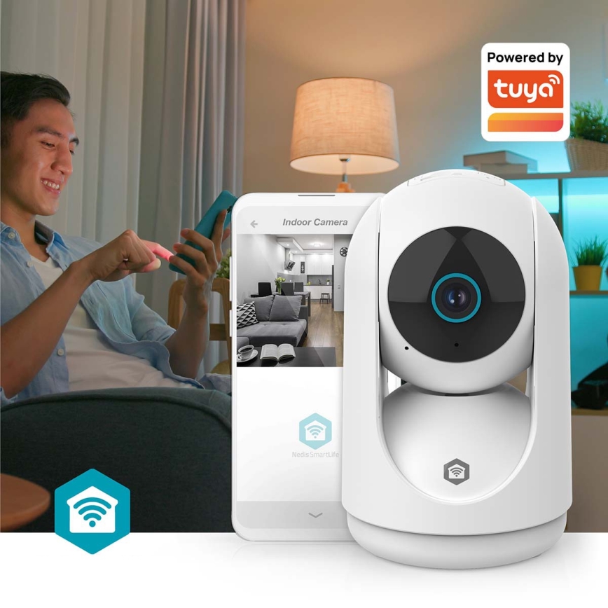 Умна камера Smartlife 5V, 3 MP, Full HD 1296p, Wi-Fi, Tuya