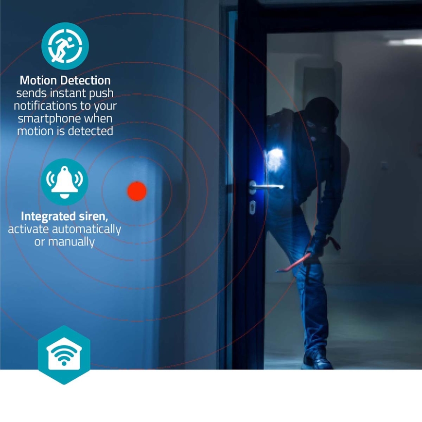 Умна камера Smartlife 5V, 3 MP, Full HD 1296p, Wi-Fi, Tuya