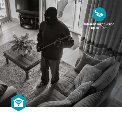 Умна камера Smartlife 5V, 3 MP, Full HD 1296p, Wi-Fi, Tuya