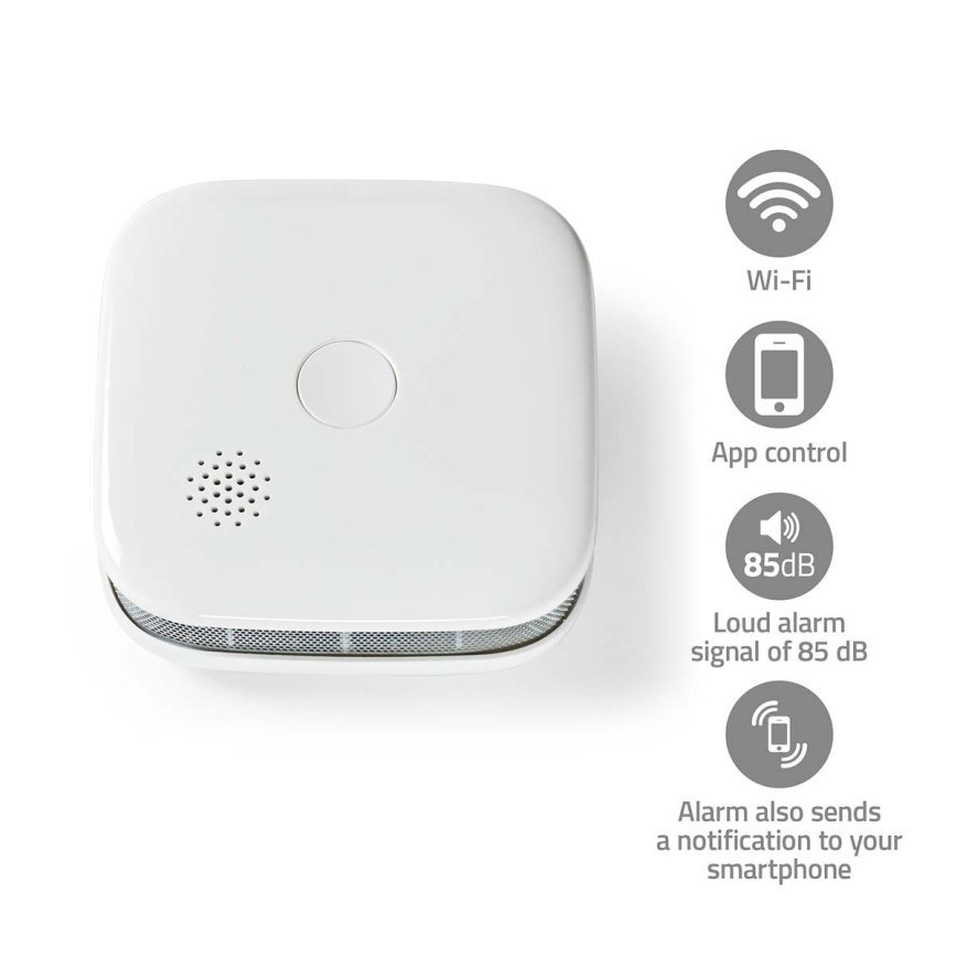 Детектор за дим SmartLife 3V/1xCR123A Wi-Fi Tuya