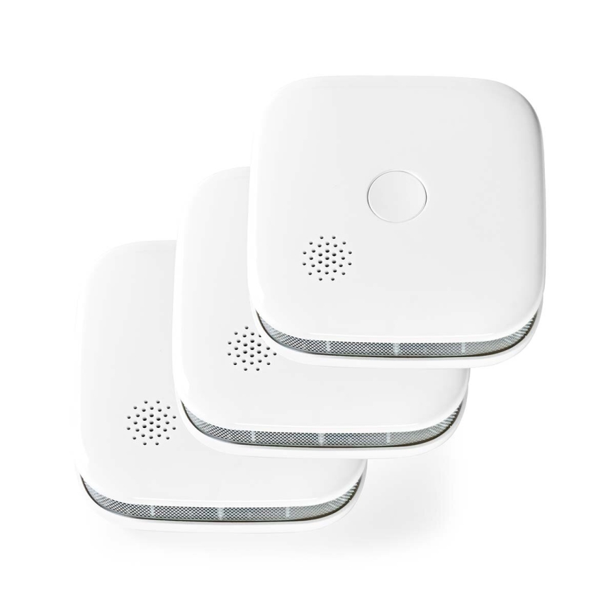 К-кт 3x Детектор за дим SmartLife 3V/1xCR123A Wi-Fi