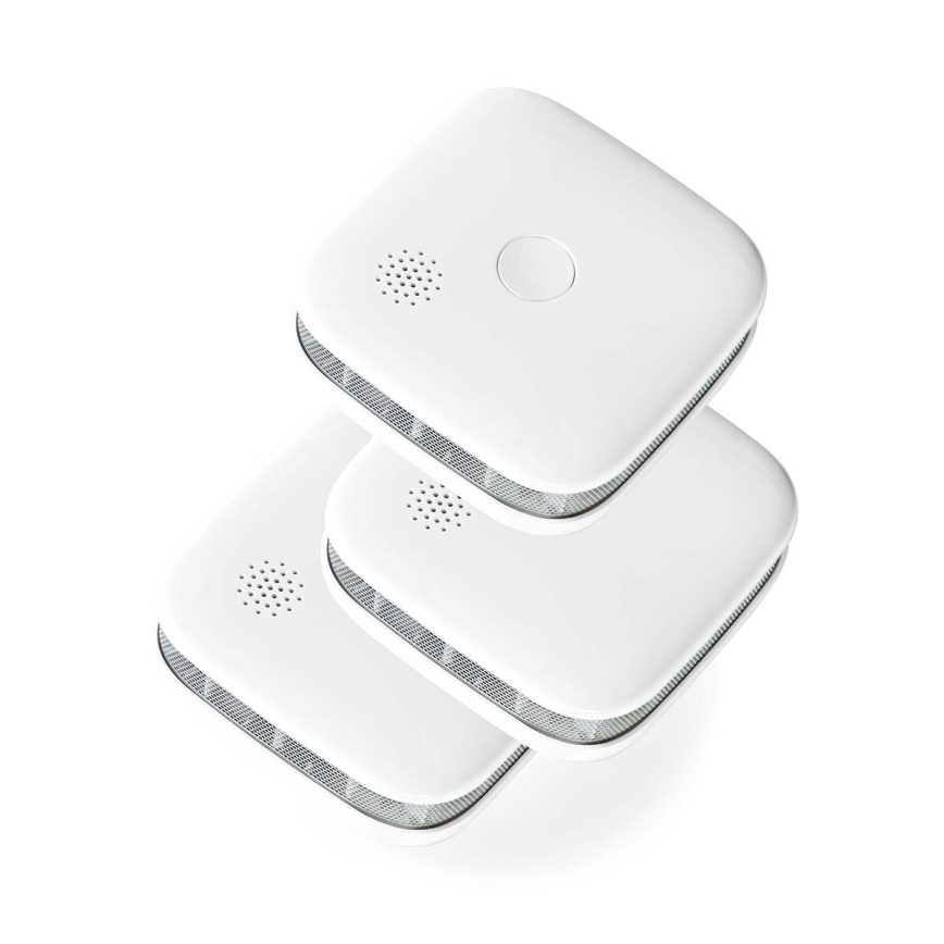 К-кт 3x Детектор за дим SmartLife 3V/1xCR123A Wi-Fi