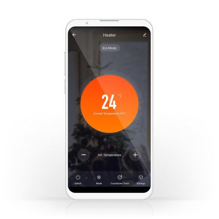 Електрически конвектор/нагревател 2000W/230V с Wi-Fi, IP24 и термостат