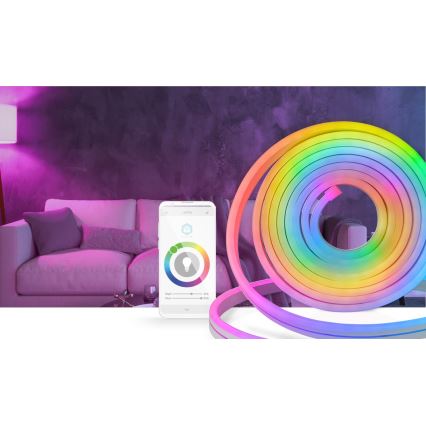 LED RGB Димируема екстериорна лента SmartLife 6м LED/32W/230V Wi-Fi IP65 + дистанционно