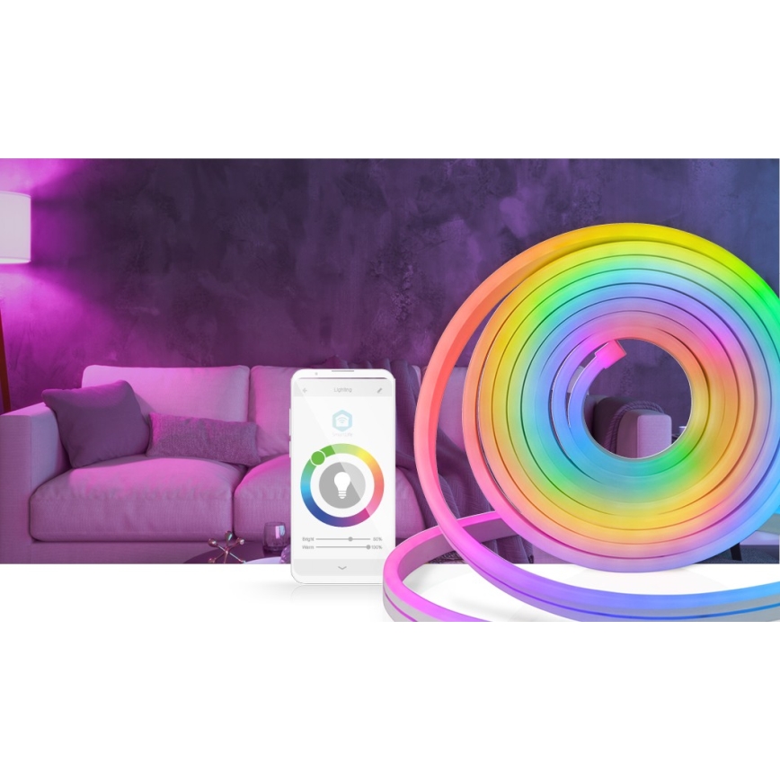 LED RGB Димируема екстериорна лента SmartLife 6м LED/32W/230V Wi-Fi IP65 + дистанционно