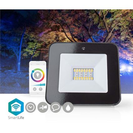 LED RGBW Димируем прожектор SmartLife LED/20W/230V Wi-Fi IP65 2700-6500K