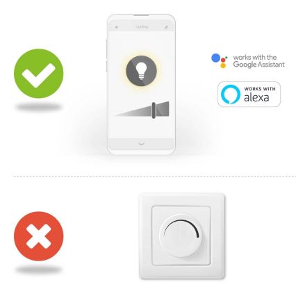 LED RGBW Димируем прожектор SmartLife LED/20W/230V Wi-Fi IP65 2700-6500K