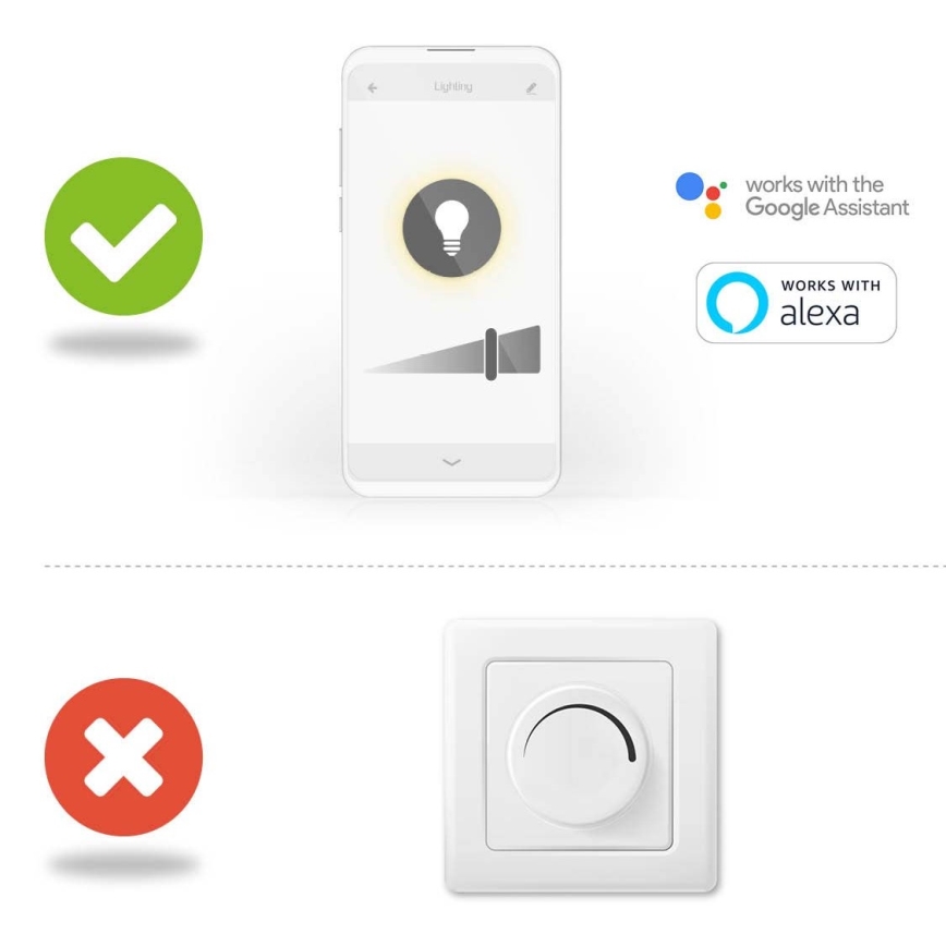 LED RGBW Димируем прожектор SmartLife LED/20W/230V Wi-Fi IP65 2700-6500K