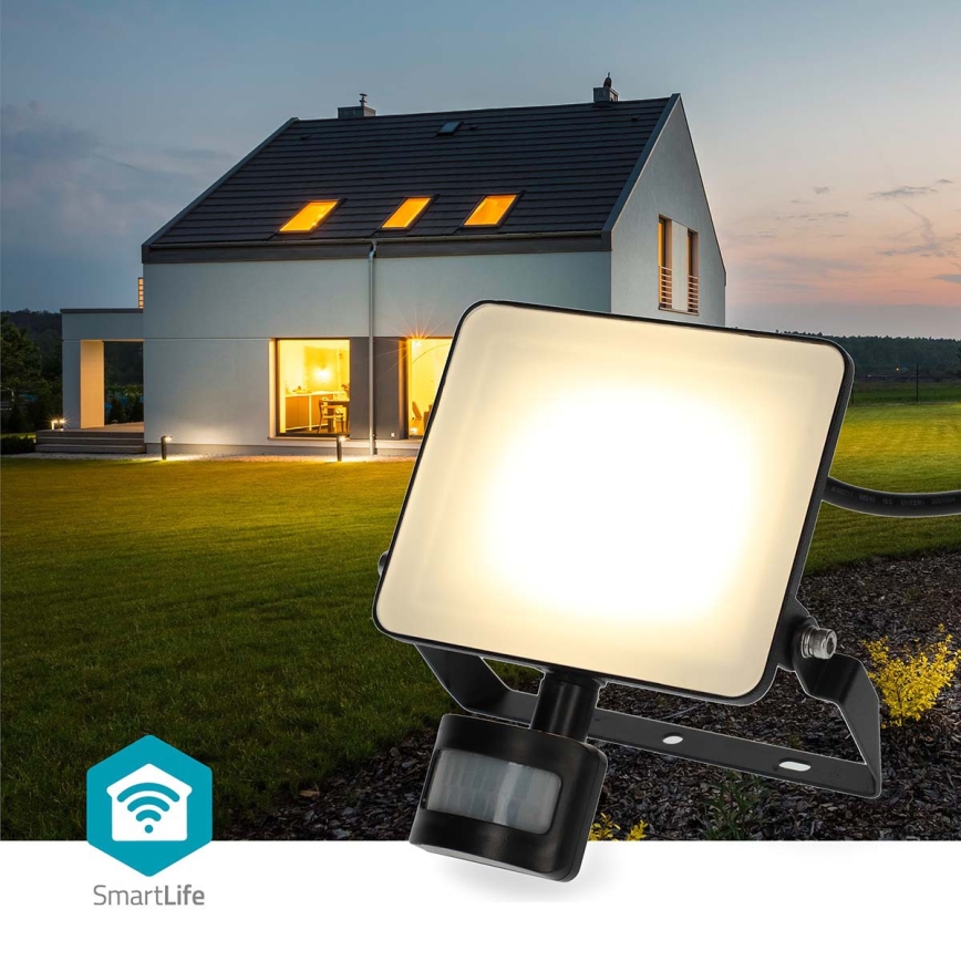 LED димируем прожектор със сензор за движение за включване в контакт SmartLife LED/20W/230V 3000-6500K IP44 Wi-Fi