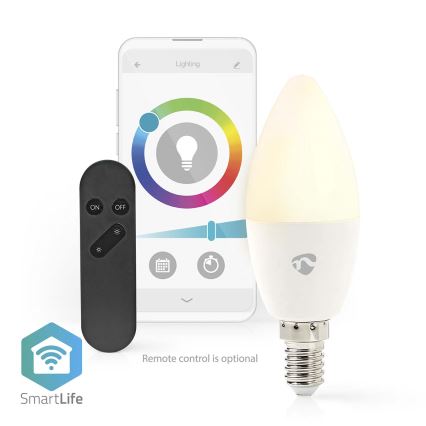 LED RGB Димируема крушка Smartlife E14/4,9W/230V Wi-Fi 2700-6500K