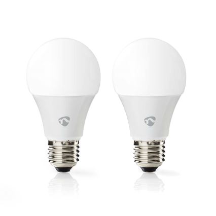 Комплект от 2 LED RGBW димируеми крушки SmartLife E27/9W/230V Wi-Fi 2700-6500K