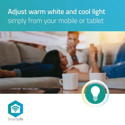 LED Димируема крушка SmartLife E14/4,5W/230V Wi-Fi 2700-6500K