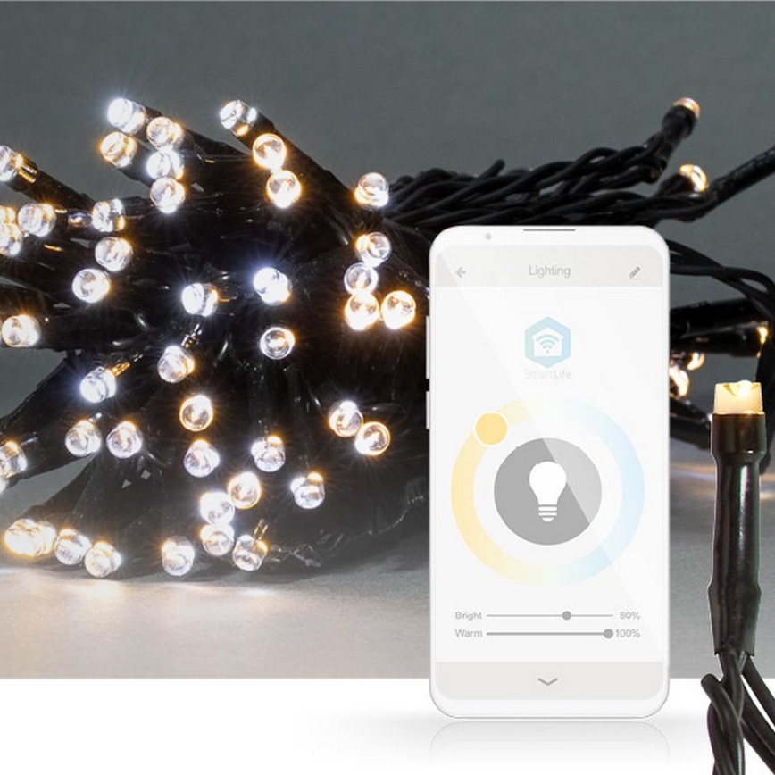 LED коледен гирлянд 50xLED/8 функции 5m IP65 Wi-Fi Tuya