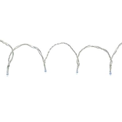 LED Коледна завеса 200xLED/11 функции 6м IP65 Wi-Fi Tuya топло до студено бяла