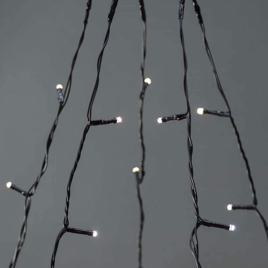 LED външна коледна завеса 200xLED/8 режима 5x4m IP65 Wi-Fi Tuya от топло до студено бяло