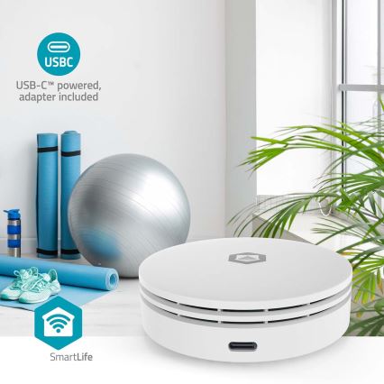 Интелигентен монитор за качеството на въздуха SmartLife Wi-Fi Tuya