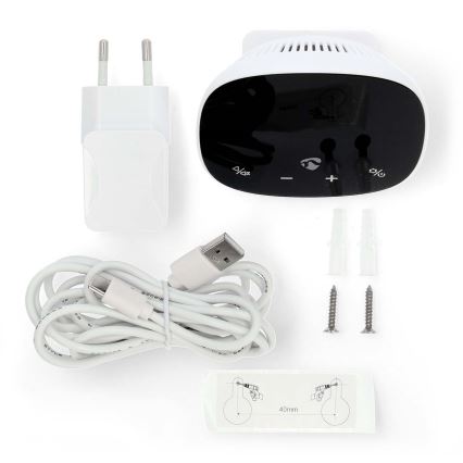 Интелигентен монитор за качество на въздуха с LED дисплей SmartLife Wi-Fi