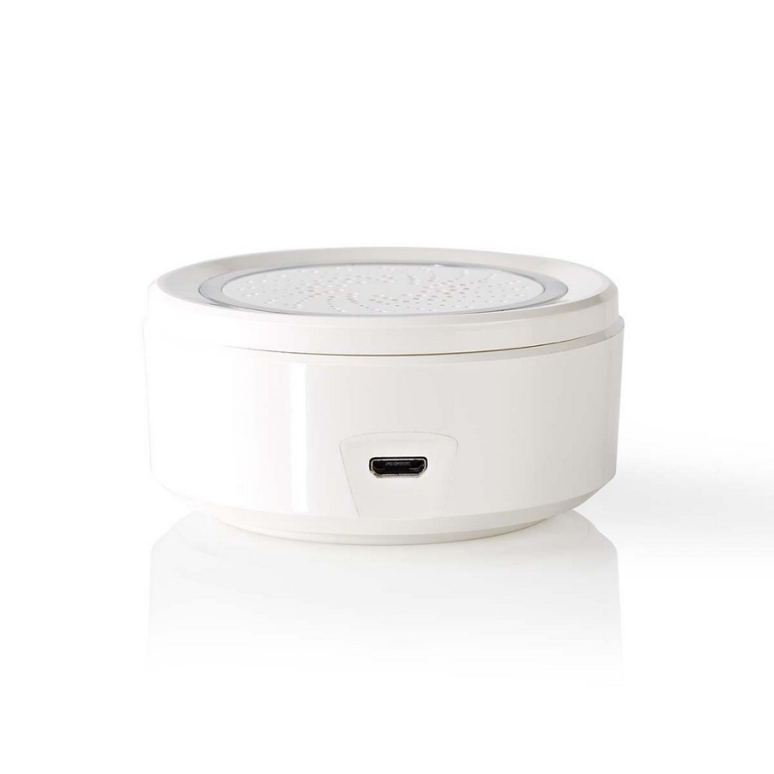 Nedis WIFISI10CWT - аларма за Wifi сирена / мелодия / 5V 8dB
