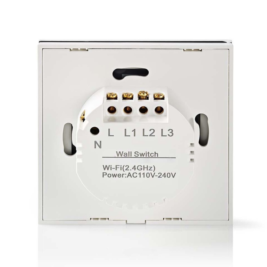 Nedis WIFIWC10WT - Интелигентен превключвател за управление на завеси, щори и капаци 230V