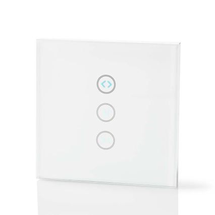 Nedis WIFIWC10WT - Интелигентен превключвател за управление на завеси, щори и капаци 230V