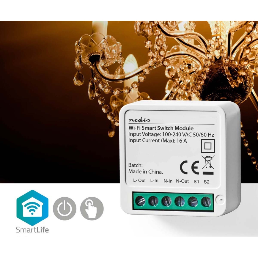 Смарт превключвател SmartLife Wi-Fi 230V