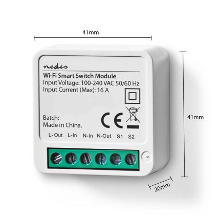 Смарт превключвател SmartLife Wi-Fi 230V