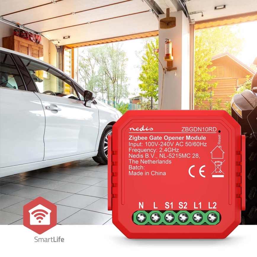 Интелигентен превключвател за гаражни врати SmartLife Zigbee Tuya