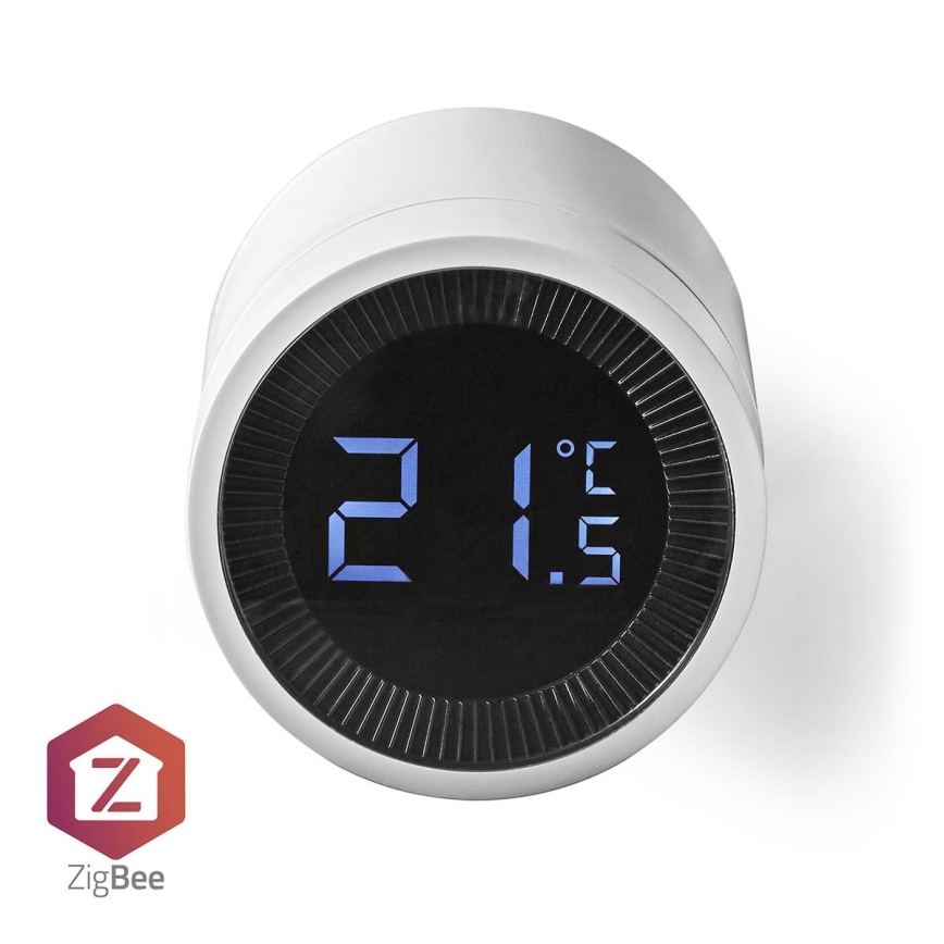 LED Смарт управление за радиатори ZigBee 2xAA