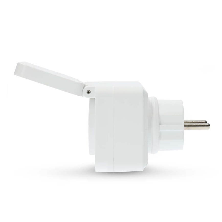 Смарт щепсел Smartlife 3680W/230V/ Type E/16A Wi-Fi Tuya IP44