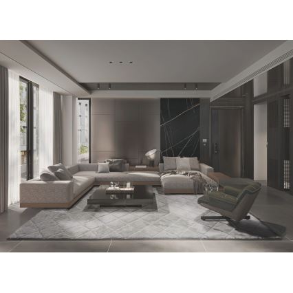 Неплъзгащ се килим MODENA NEW 120x160 см светлосив