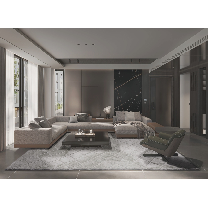 Неплъзгащ се килим MODENA NEW 120x160 см светлосив