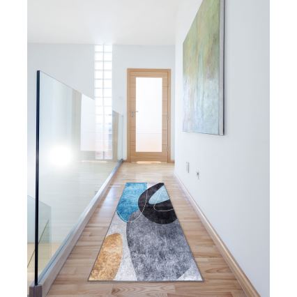 Неплъзгащ се килим PRINT SHINE 70x140 cm пъстър