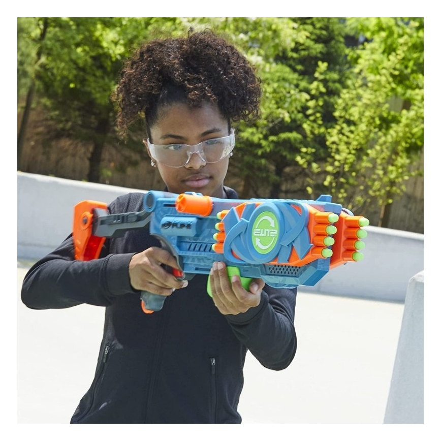 Nerf - Детски пистолет Elite 2.0 Flip-16 с аксесоари