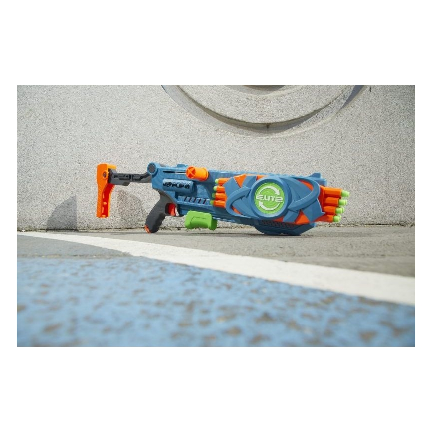 Nerf - Детски пистолет Elite 2.0 Flip-16 с аксесоари