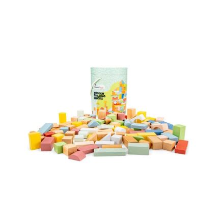 New Classic Toys - Дървени блокчета 100 бр.