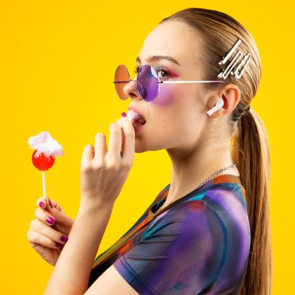 Niceboy Beans 4 - Безжични слушалки 300 mAh + 2x 35 mAh IPX4 бели