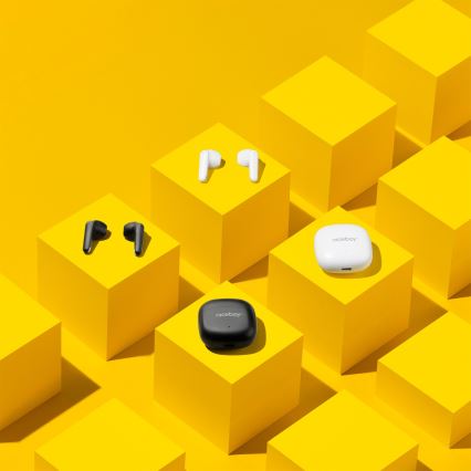 Niceboy Beans 4 POP - Безжичен earphones 200 mAh + 2x 30 mAh IPX4 черен