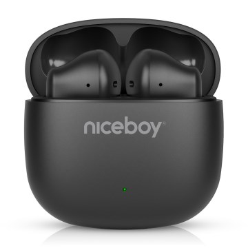 Niceboy Beans 4 POP - Безжичен earphones 200 mAh + 2x 30 mAh IPX4 черен