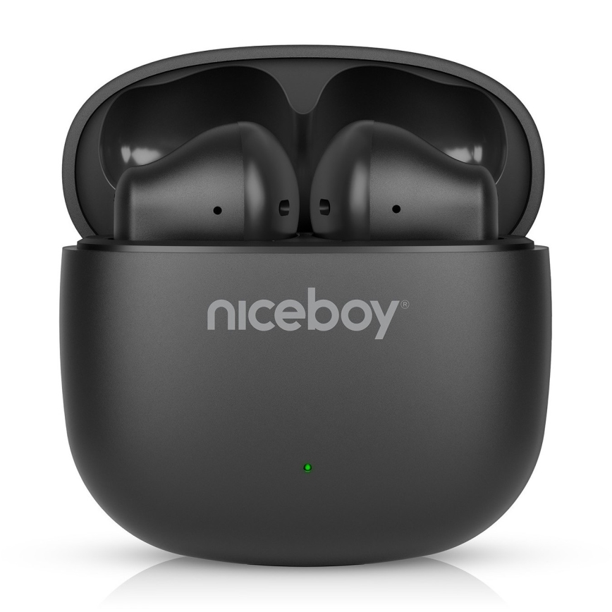 Niceboy Beans 4 POP - Безжичен earphones 200 mAh + 2x 30 mAh IPX4 черен
