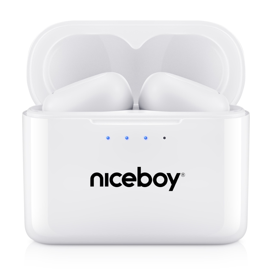 Niceboy HIVE Podsie 4 - Безжичен earphones IP54 бял