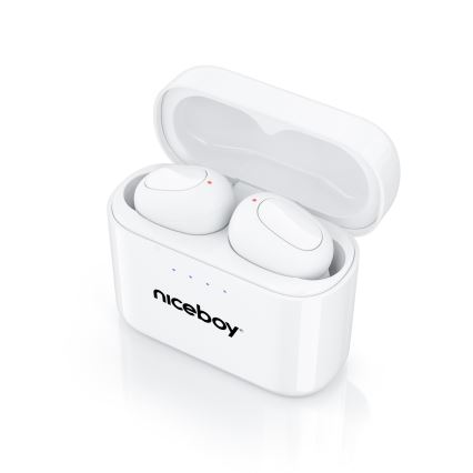 Niceboy HIVE Podsie 4 - Безжичен earphones IP54 бял