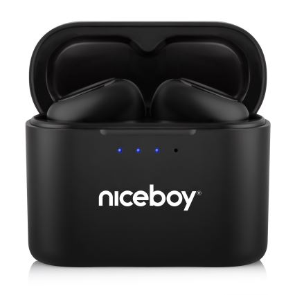Niceboy HIVE Podsie 4 - Безжични слушалки IP54 черен